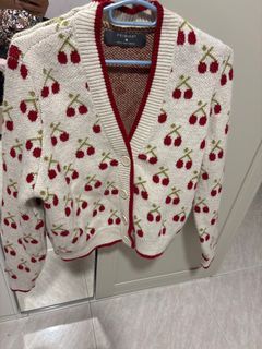 Cherry Knitted Cardigan / Sweater