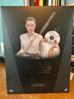 STARWARS HOT TOYS MMS337 THE FORCE AWAKENS 1/6TH SCALE REY & BB-8 (2016)