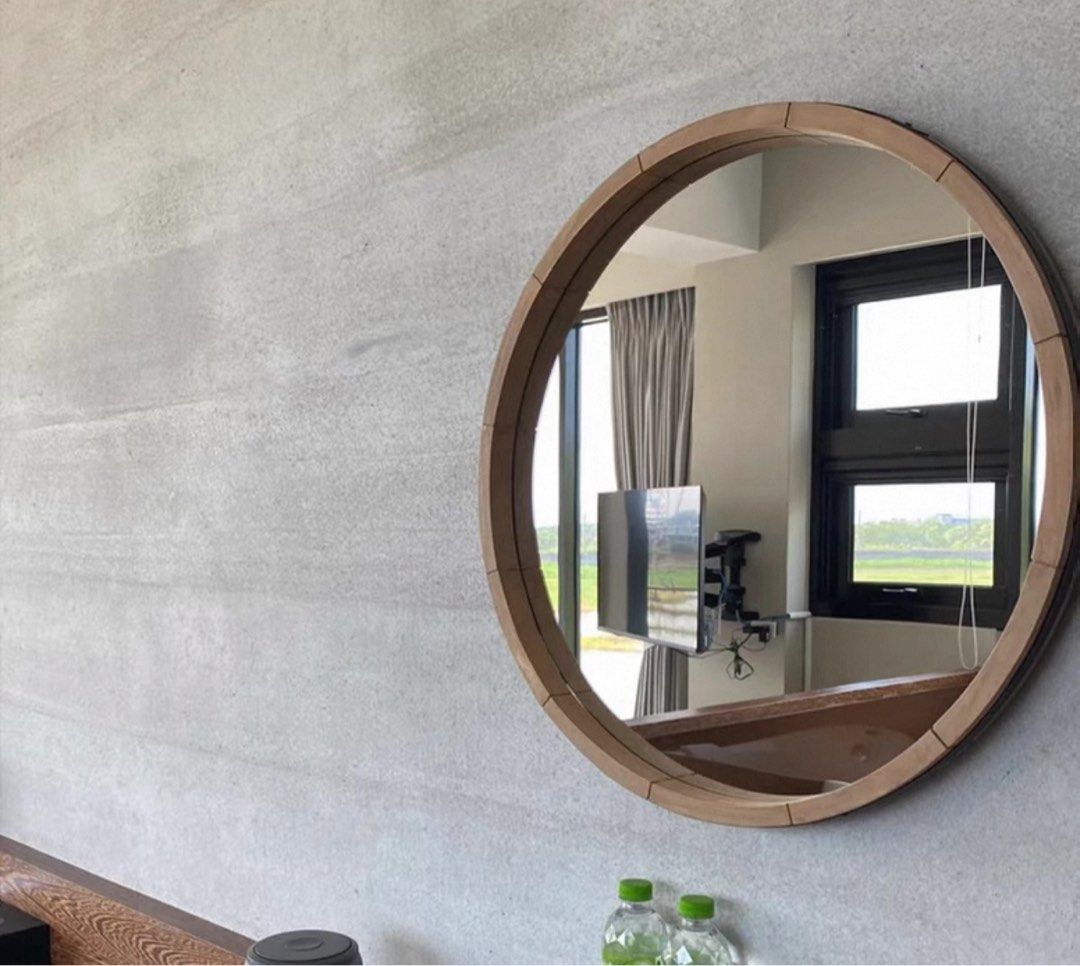 Rustic farmhouse scandi mirror 60cm x 60cm (Category: Mirrors) located in Singapore. Submitted by darliewhite (Listing ID 1375424720, Image 2). Description: Bought a year ago. Shifted and no longer need it. Purchased it at $90. Letting go cheap :) my loss is your gain!.