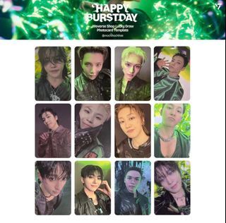 [wts/lfb] seventeen svt vernon happy burstday weverse global luck draw ld pc