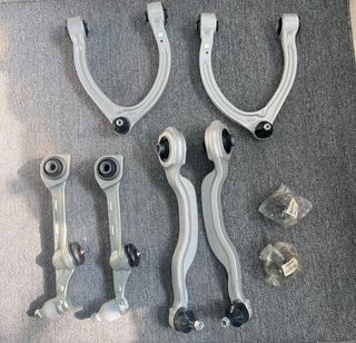 Mercedes-Benz Lower swing arm Upper swing arm Lower support arm Straight arm Steering knuckle R230 R231 R171 R172 R208 R209 W169 W176 W177 W245 W246 W204 W205 W206 W207 W211 W212 W213 W214 W220 W221 W222 W223 W217 A35 A45 CLA45 C43 C63 GLA43 GLC43 GLC63