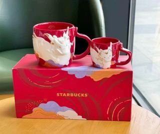 Starbucks Dragon Year Limited Edition Classic Series Chinese Zodiac Mug Set