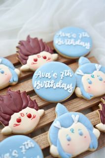 Sugar Icing Cookies for Party, Gender Reveal, Birthday, Wedding Gift / Favours, Door Gift, Corporate Gift