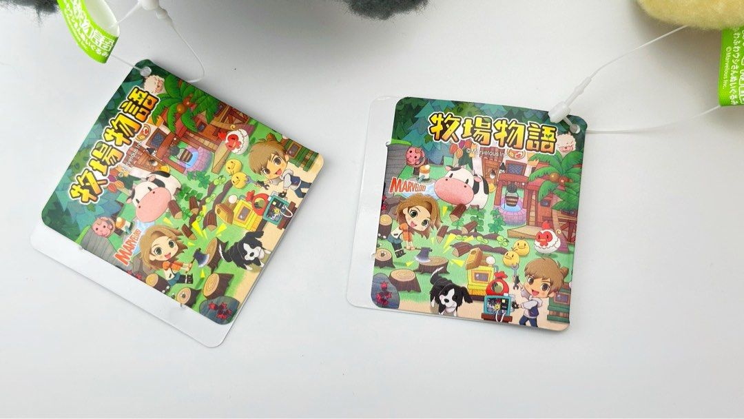 Story of Seasons Cow Plush Doll Fluffy Set of 4 (Bokujou Monogatari) (Category: Plushies & Soft Toys) located in Singapore. Submitted by abegoods (Listing ID 1380032892, Image 8). Description: Adorable set of Story of Seasons fluffy cow plushies. Released 2024. Officially licensed by Marvelous. Plush of the Bubble Cow from Story of Seasons. Rare. Can only be caught as prizes from Marvelous TRYDECK machines. Each approx. 18cm plushie comes with it