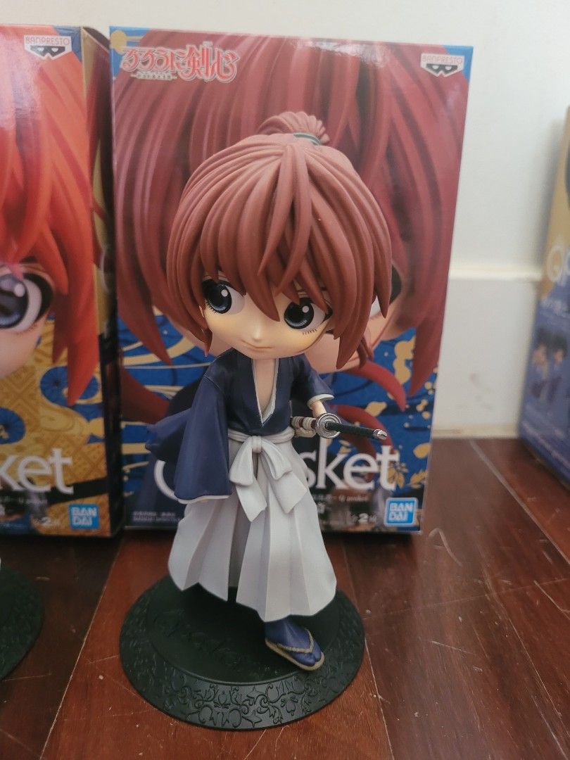 Kenshin battosai himura samurai x q posket type A & B (Category: Toy Figures) located in Singapore. Submitted by audioboom (Listing ID 1380390863, Image 3). Description: price is for both. selling very cheap. the type A has broken sword. its not really that noticeable and still very nice to display..