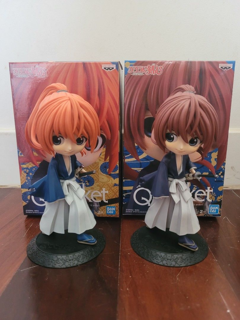 Kenshin battosai himura samurai x q posket type A & B (Category: Toy Figures) located in Singapore. Submitted by audioboom (Listing ID 1380390863, Image 1). Description: price is for both. selling very cheap. the type A has broken sword. its not really that noticeable and still very nice to display..