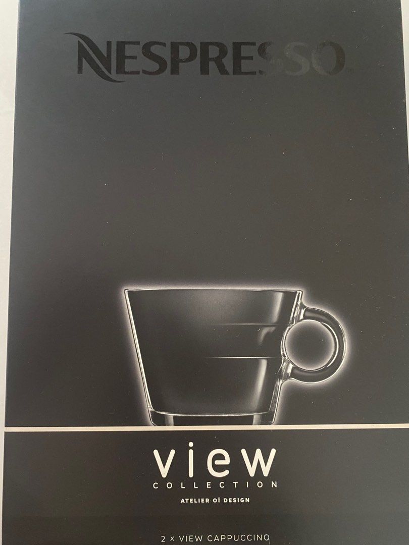 Nespresso view cappuccino cup set (Category: Coffee Machines & Makers) located in Singapore. Submitted by simbro (Listing ID 1380442794, Image 1). Description: Nespresso 2x view cappuccino cup set Brand new in box .