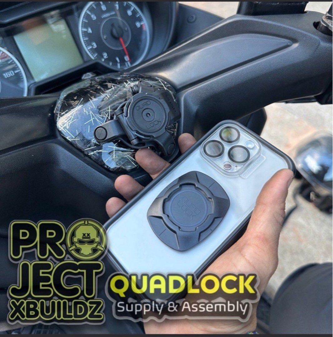 Quadlock / Quadlock Wireless Charger - Yamaha Aerox - Yamaha Nmax - Yamaha Xmax - Yamaha Y16 - Motorcycles (Category: Motorcycle Accessories) located in Singapore. Submitted by xboltz (Listing ID 1380448702, Image 8). Description: 📸 SWIPE FOR MORE PHOTOS 📲 ⚡ UNMATCHED PRECISION. UNRIVALED QUALITY. ⚡ ⚡️Done Customisation For Various Scooters/Bike Since 2019 , Testimonial On Our Reviews & Social Media ⚡️We Walk Thru Your Journey, Explaining Every