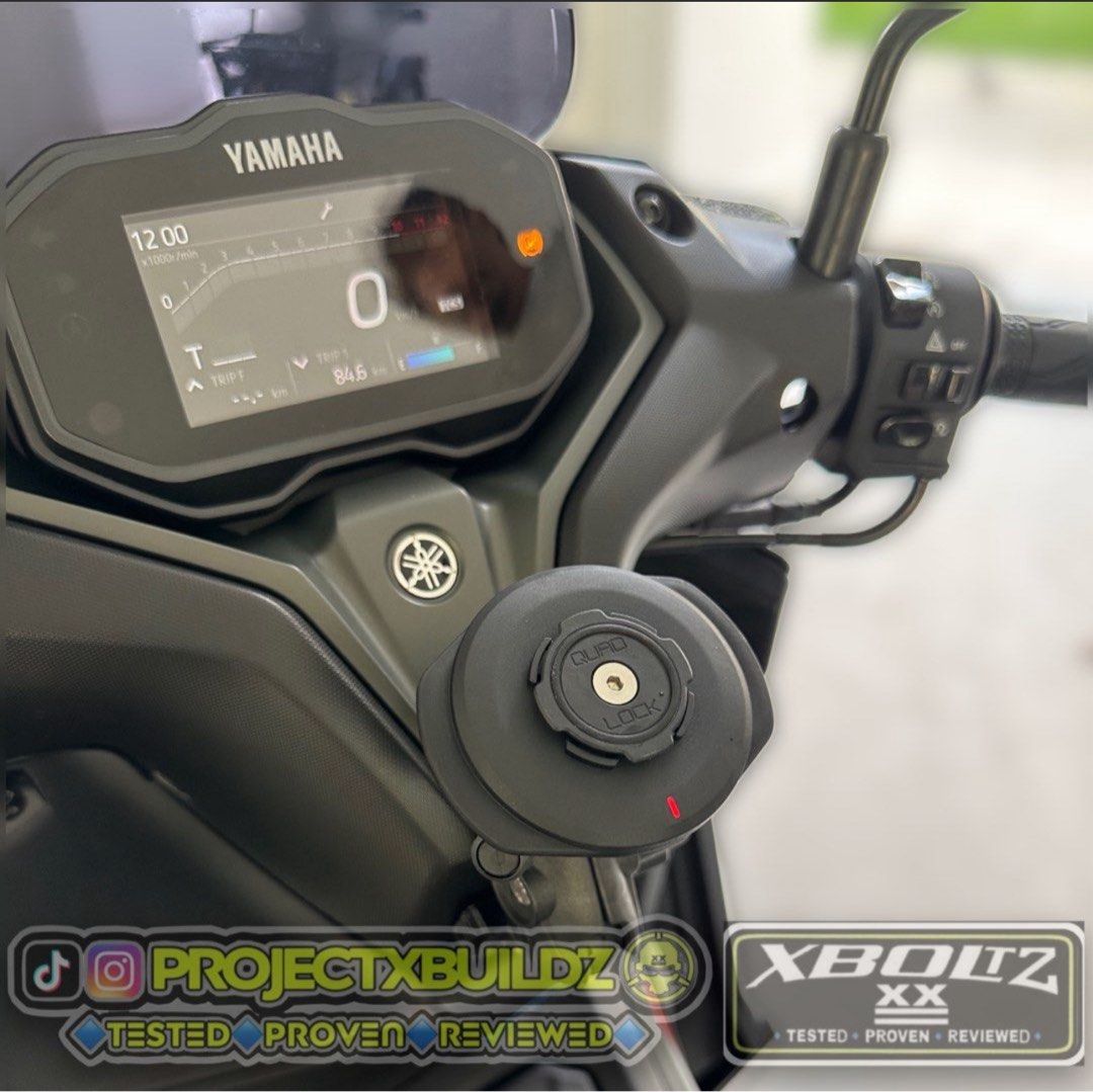 Quadlock / Quadlock Wireless Charger - Yamaha Aerox - Yamaha Nmax - Yamaha Xmax - Yamaha Y16 - Motorcycles (Category: Motorcycle Accessories) located in Singapore. Submitted by xboltz (Listing ID 1380448702, Image 4). Description: 📸 SWIPE FOR MORE PHOTOS 📲 ⚡ UNMATCHED PRECISION. UNRIVALED QUALITY. ⚡ ⚡️Done Customisation For Various Scooters/Bike Since 2019 , Testimonial On Our Reviews & Social Media ⚡️We Walk Thru Your Journey, Explaining Every