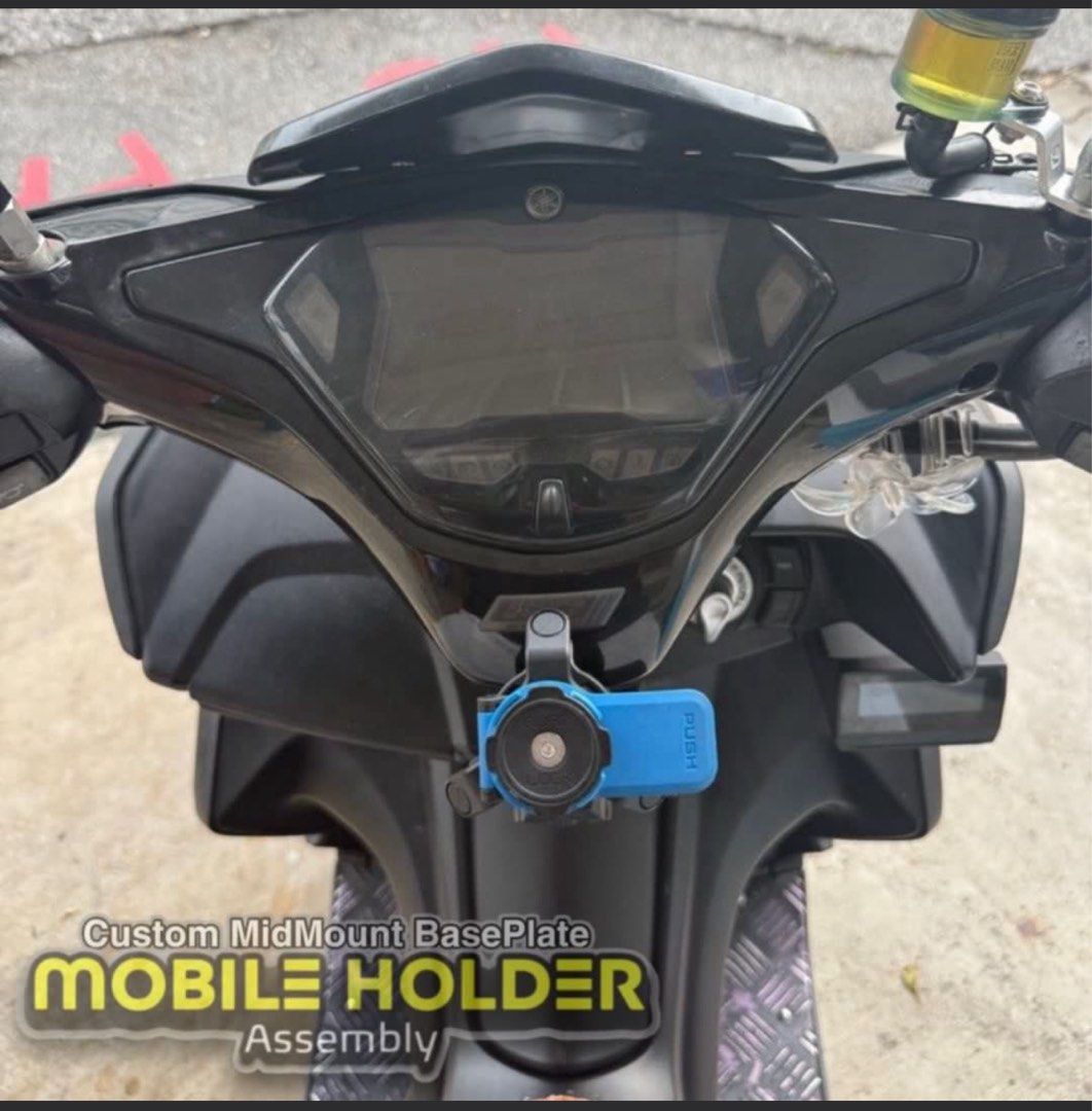 Quadlock / Quadlock Wireless Charger - Yamaha Aerox - Yamaha Nmax - Yamaha Xmax - Yamaha Y16 - Motorcycles (Category: Motorcycle Accessories) located in Singapore. Submitted by xboltz (Listing ID 1380448702, Image 3). Description: 📸 SWIPE FOR MORE PHOTOS 📲 ⚡ UNMATCHED PRECISION. UNRIVALED QUALITY. ⚡ ⚡️Done Customisation For Various Scooters/Bike Since 2019 , Testimonial On Our Reviews & Social Media ⚡️We Walk Thru Your Journey, Explaining Every