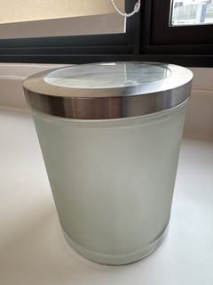 IKEA Frosted Big Glass Container with Lid