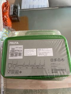 IKEA PRUTA Food Storage Container Set - Brand New