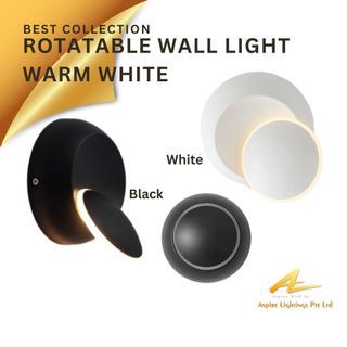 LED Wall Light Rotatable Warm White Ambience Lightings Bedside Foyer Living Staircase Balcony Lamp