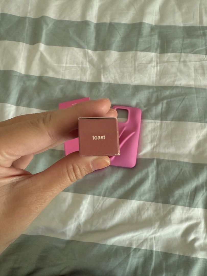 Rhode iPhone 14 Pro Case in Shortcake & Lip tint (toast) (Category: Cases & Sleeves) located in Singapore. Submitted by strawberryf4rt (Listing ID 1382914106, Image 5). Description: Selling Rhode Shortcake Iphone 14 Pro Case (changed my phone) Bought this from another seller who bought it in the US Lip Peptide in Toast included (brand new unused, just opened the box for show) - bought through tele which buys from the site itself Lip Tint toast - 