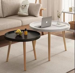 Nordic Small Round Table Coffee Table Balcony Bedroom Simple Rental