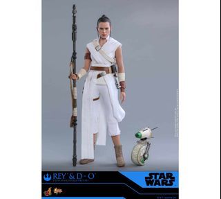 [Displayed] Hot Toys 1/6 Star Wars The Rise of Skywalker Rey and D-O MMS559