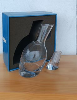 Full Lead Crystal Decanter Set - Brand New