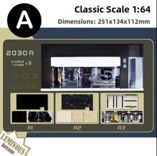 Automated  Car Garage 1/64 Diorama