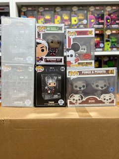 Funko assorted - Die cast Batman | Thor | Superman | Pongo & Perdita 101 Dalmatians
