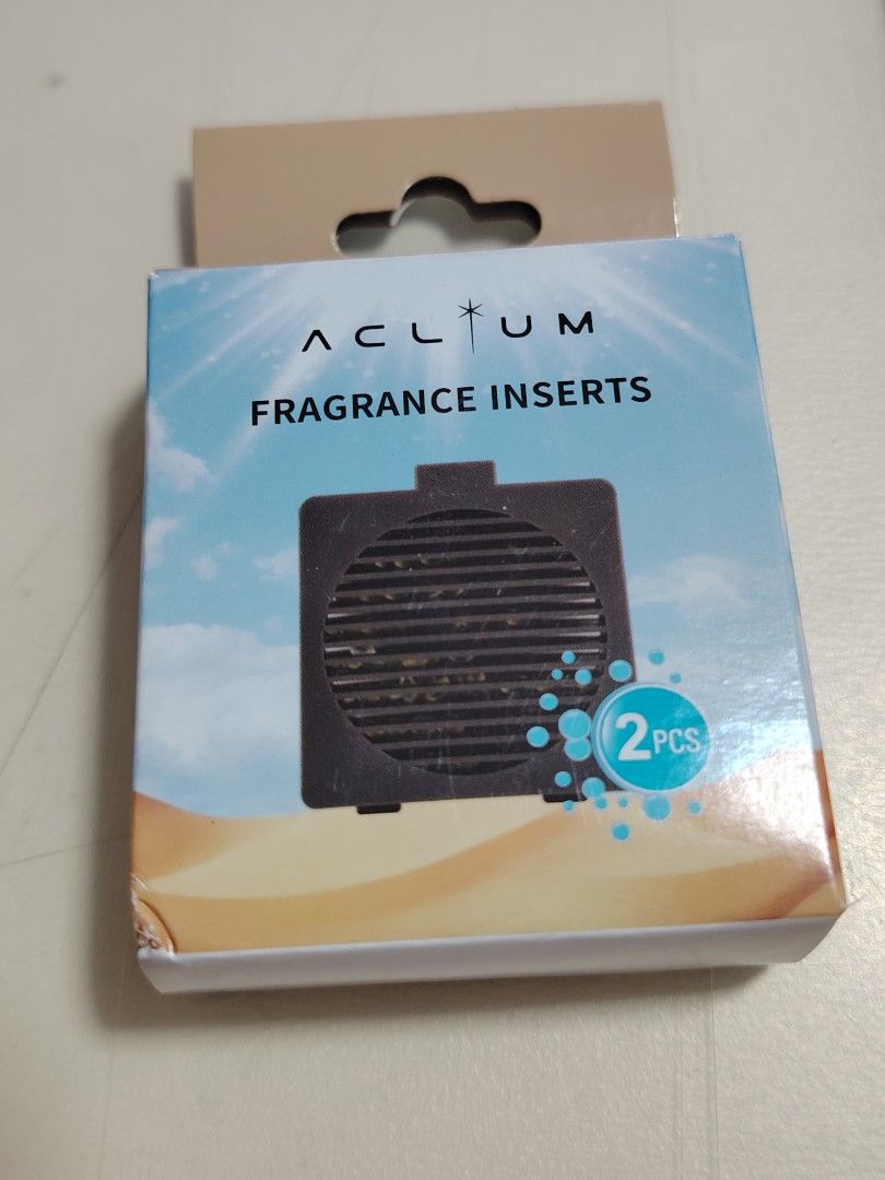 ACLUM Fragrance Inserts - New (Category: Homes & Other Pet Accessories) located in Singapore. Submitted by familyfav (Listing ID 1389547955, Image 1). Description: - New ACLUM fragrance inserts - Package contains 2 pieces - Easy installation: - Remove inserts - Align with mounting slots - Click into place (see images) .