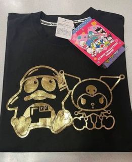 Authentic DonDonDonki Donpen x Sanrio Kuromi Jirai Kei Ryousangata Black Oversized Tee