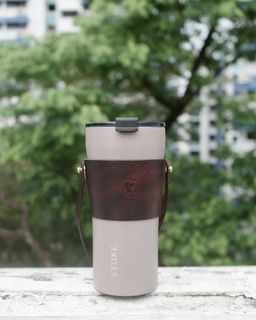 Custom Full grain leather cupholders