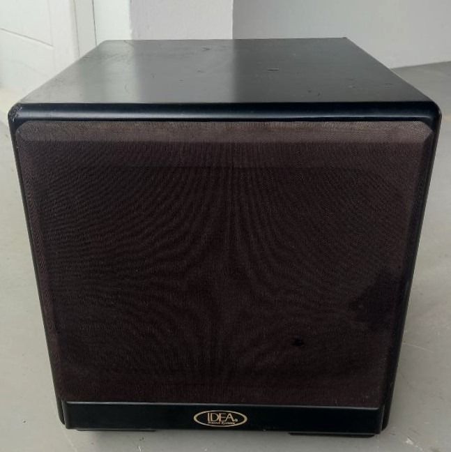 Professional IDEA Powered Subwoofer from Denmark, Powerful 500 Watts Bass Speaker, Amplified Sub, Dual Woofers Sound System, Model SUB-100, Home Entertainment, HIFI, Showpiece, Studio Exhibit, Decorative Display Movie Props, Film Curio (Category: Soundbars, Speakers & Amplifiers) located in Singapore. Submitted by grabsomething4u (Listing ID 1391858226, Image 7). Description: For Sale, Original IDEA Sound System, Model SUB-100, Powered Subwoofer,