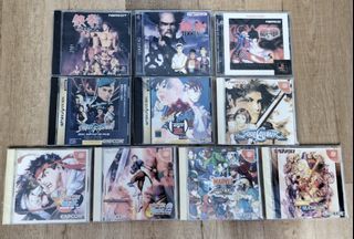 Fighting Games PS1 Sega Saturn Dreamcast (Tekken Street Fighter Marvel vs Capcom vs SNK)