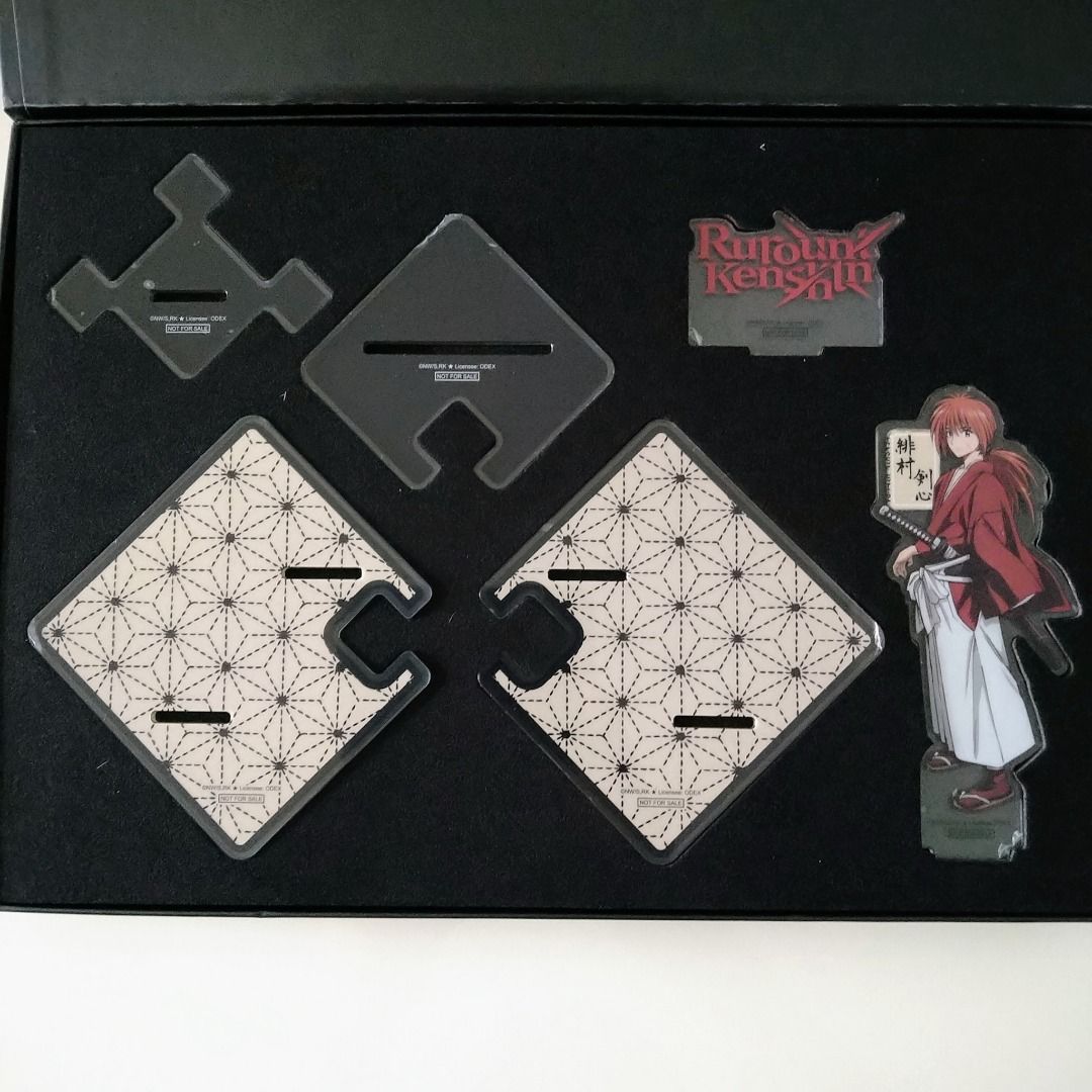 Rurouni Kenshin (Samurai X) Movie Exclusive Acrylic Standees Box Set- Kenshin, Kamiya Kaoru, Sagara Sanosuke, Myojin Yahiko (Category: Other Merchandise) located in Singapore. Submitted by edenxed (Listing ID 1393578323, Image 3). Description: Rurouni Kenshin (Samurai X) Movie Exclusive Acrylic Standees Box Set featuring Himura Kenshin, Kamiya Kaoru, Sagara Sanosuke, Myojin Yahiko. Makes a pretty decorative display with all the series main charac