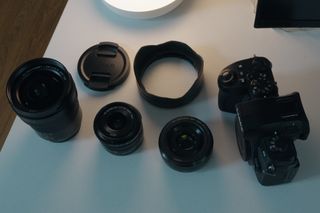 Complete Creator’s Kit – Panasonic Lumix G95 Camera, Lens Kit, Microphones (Perfect YouTube, TikTok, Twitch Starter Pack)