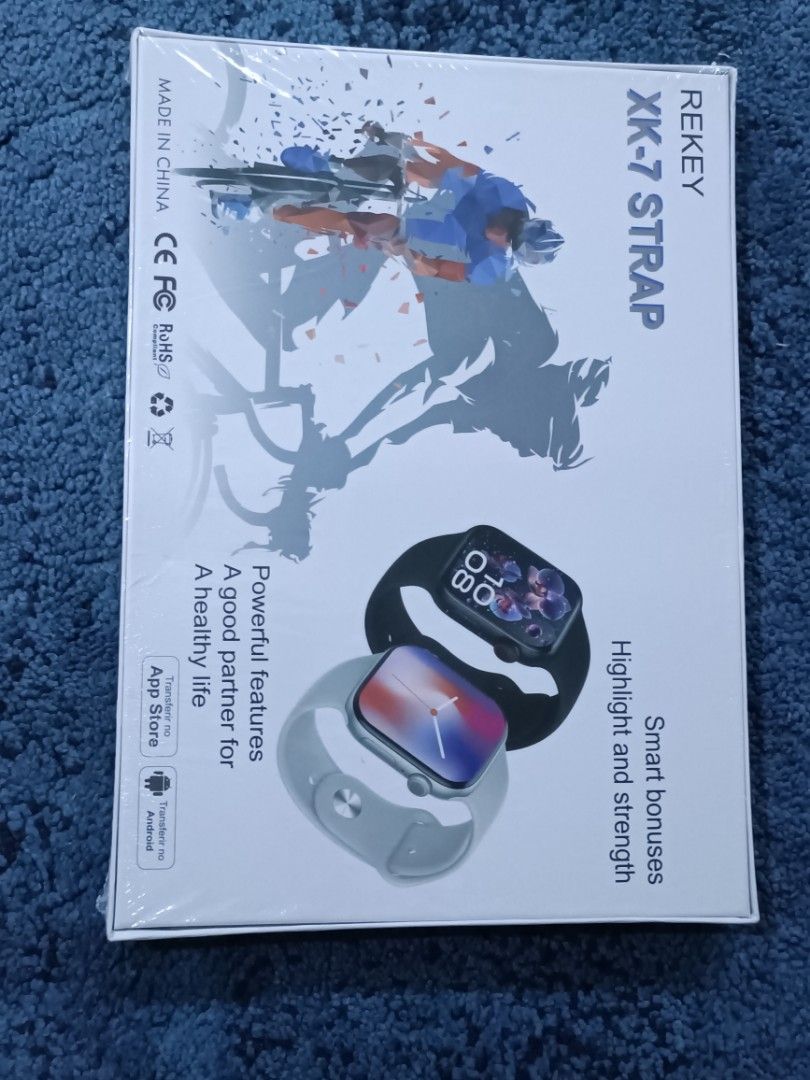Smart watch - Brand New (Category: Wearables & Smart Watches) located in Singapore. Submitted by ben-10 (Listing ID 1394009940, Image 1). Description: - Brand new Smart watch with 7 Straps. - Sealed - Sleek design - Smart features for fitness tracking and connectivity - Box is sealed and unopened. Meet at Admiralty MRT or I can mail it to you (Add $3 for postage).