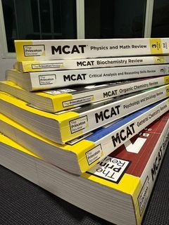 The Princeton Review MCAT Review Books (Full set)