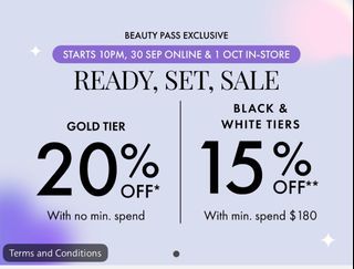 Sephora Beauty Pass Sales