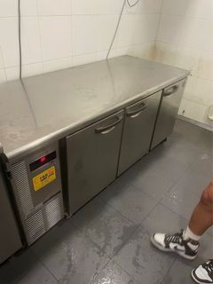 (88SGD/month with all time warranty) free deliver. Minimum 6 months rental. 3 door chiller. Hoshizaki fridge