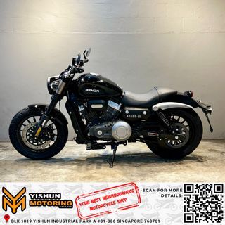 BRAND NEW BENDA CHINCHILLA 300 ( NEW BENDA CHINCHILLA 300 ) BENDA | CRUSIER | VINTAGE | 300 CC | 2A | AUTHORISED DEALER SINGAPORE