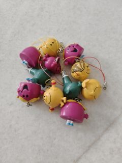 Mr. Men and Little Miss Keychains