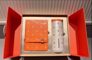 Starbucks 2026 Year of the Horse Stainless Steel Desk Mug & Notebook Gift Set