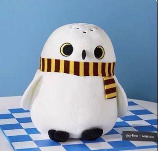 Harry Potter x Miniso Hedwig Plushie with Gryffindor  Scarf