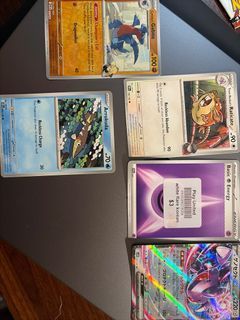 Pokemon Cards - Gabite, Arrokuda, Raticate, Basic Energy