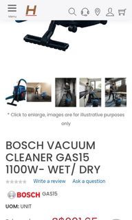 Bosch Professional GAS 15/GAS 15 PS Vacuum Cleaner
