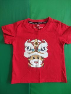 Baby cute lion dance shirt