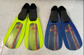 Technisub Magica Dive Fins - Yellow & Blue