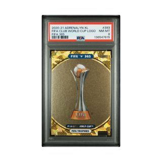 Gold 2020 Panini Adrenalyn Xl Fifa 365 #393 Fifa Club World Cup Trophy PSA 8