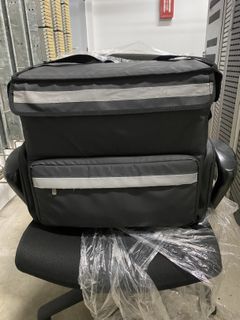 48L Plain Black(No Logo) Delivery Thermal bag 