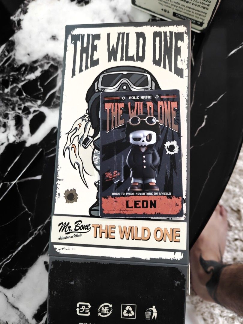 mr.bone The Wild One Series Leon (Category: Designer & Blind Box Toys) located in Singapore. Submitted by dealbreakers6 (Listing ID 1417831079, Image 1). Description: BNIF Leon open to trade with Bonnie or Max.