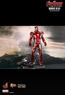 BNIB DIECAST Hot Toys Ironman MARK XLIII(MARK 43) 1/6 Figure MMS278D09