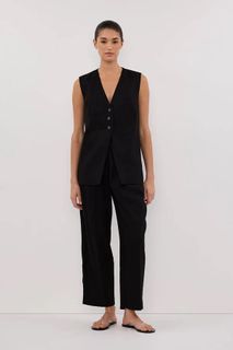Brax Black Tapered Pant