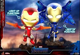Hot Toys Cosbaby Iron Man Mark LXXXV & Rescue Collectible Set