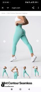 NVGTN Mint Contour Seamless Leggings