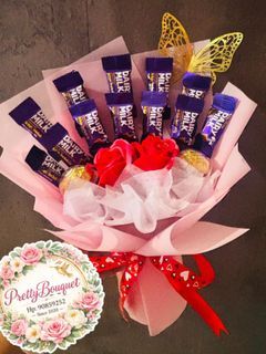 Dairy Milk Chocolate Bouquet by Pretty Bouquet